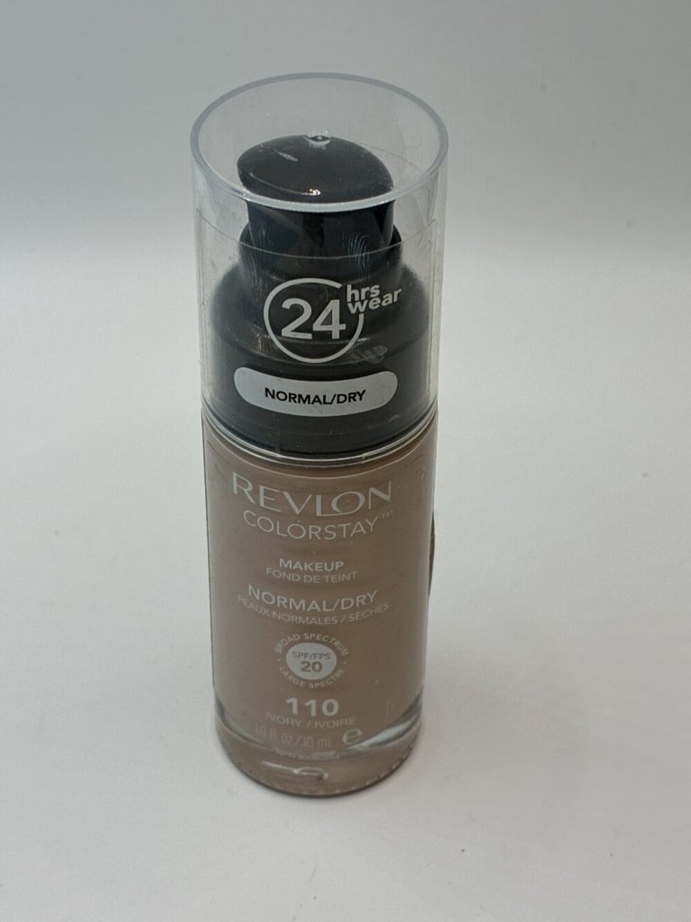 110 - Ivory: Revlon ColorStay 24 Hour Liquid Foundation, Normal/Dry Skin, SPF 20